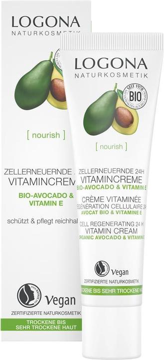 Actual product image Logona Face cream cell renewing (30 ml, 24h cream)