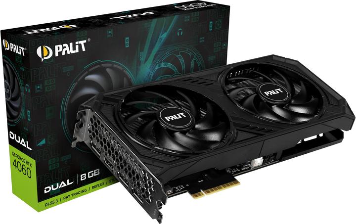 Actual product image Palit GEFORCE RTX 4060 DUAL (8 GB)