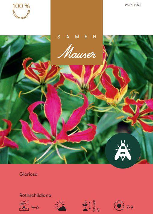 Image du produit Samen Mauser Gloriosa Rothschildiana (Graines de fleurs)