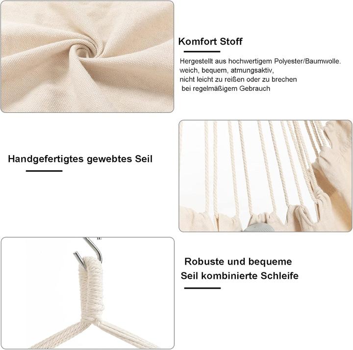 Actual product image Yaersi Hanging chair (150 kg)