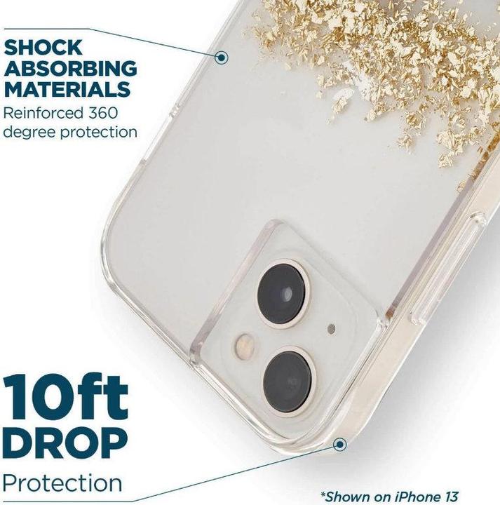 Produktbild Case-Mate Karat - Etui iPhone 14 Plus zdobione złotem (Marble) (Apple iPhone 14 Plus)