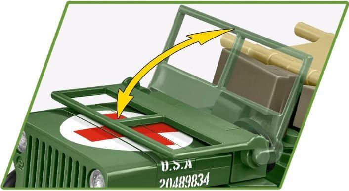 Actual product image Cobi 2295 Medical Willys MB