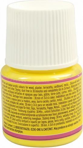 Actual product image Pebeo Deco Glossy acrylic paint (Light yellow, 45 ml)