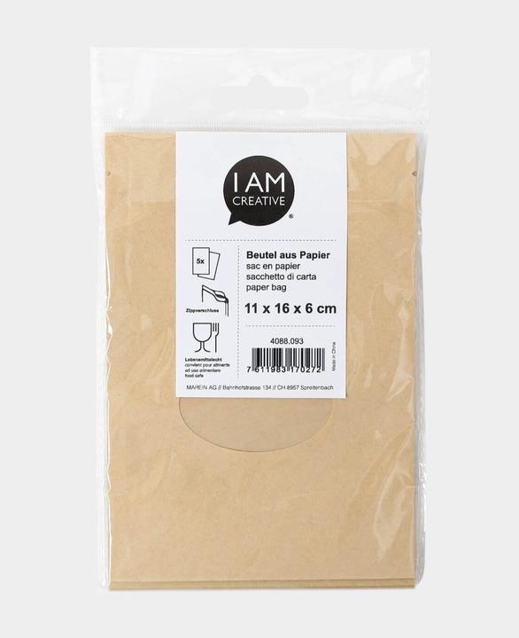 Immagine prodotto I Am Creative Borse con cerniera (Borsa da regalo, 5 x)