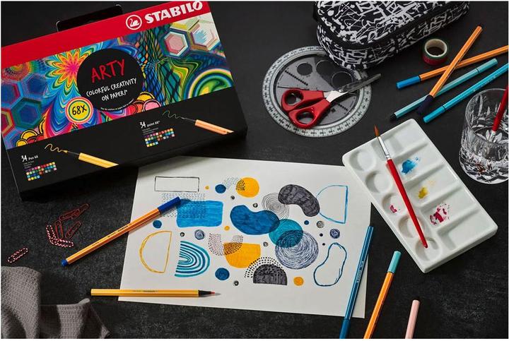 Actual product image STABILO Pen68 & Point 88 Arty (68x)