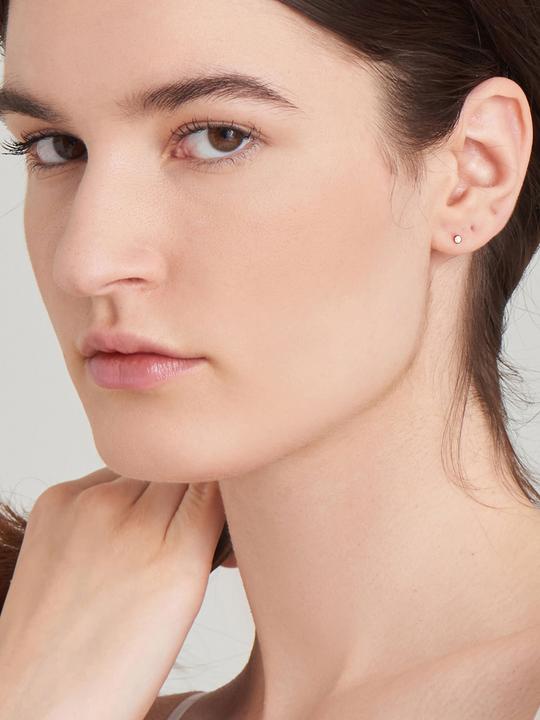 Image du produit Ania Haie Boucles d'oreilles en or 14 ct Bezel Diamond (Or jaune 585)