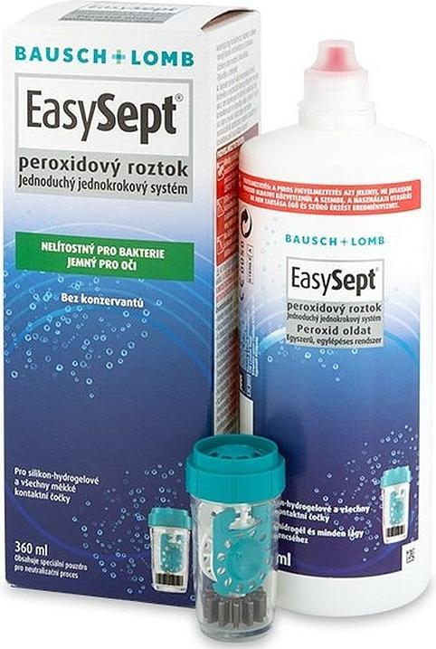 Actual product image Bausch + Lomb EasySept Peroxide Solution (360 ml)