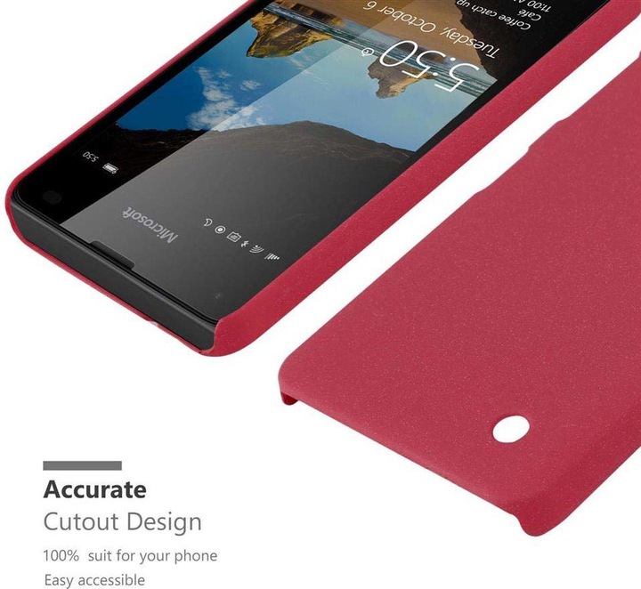 Actual product image Cadorabo Hard Cover Frosty Cover (Microsoft Lumia 550)