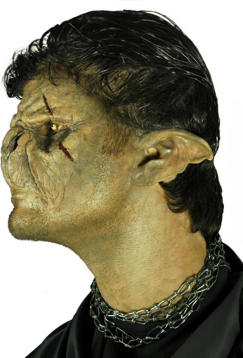 Produktbild Wizardo Hinterlistiger Ork Maske aus Latex zum Ankleben