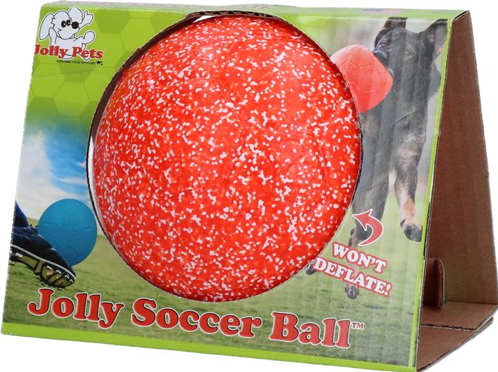 Immagine prodotto Jolly Pets Jolly Soccer Ball Orange/Weiss S (15 cm) (Palla giocattolo per cani)