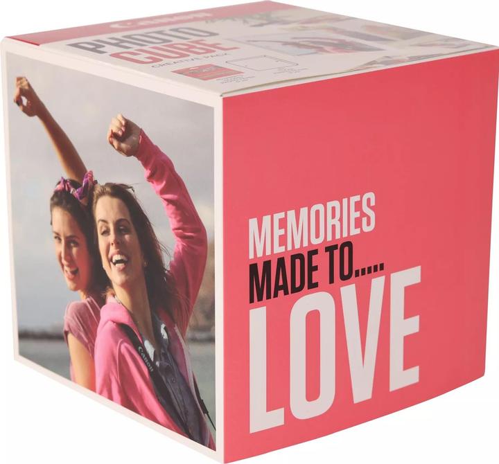 Actual product image Canon Photo Cube Creative Paper 5x5 pink (500 g/m², 130 x 130 mm, 40 x)