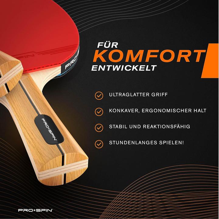 Image du produit Pro spin Tischtennis-Set für 4 Spieler