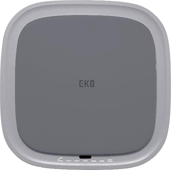 Produktbild EKO berührungsloser Sensor Mülleimer Morandi Smart 30 L grau quadratischer Abfalleimer mit Touch-Be (30 l)
