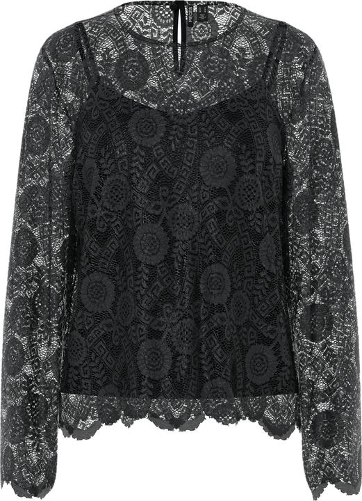 Produktbild Pieces Pcolline Ls Lace O-Neck Top Wvn Noos (S)