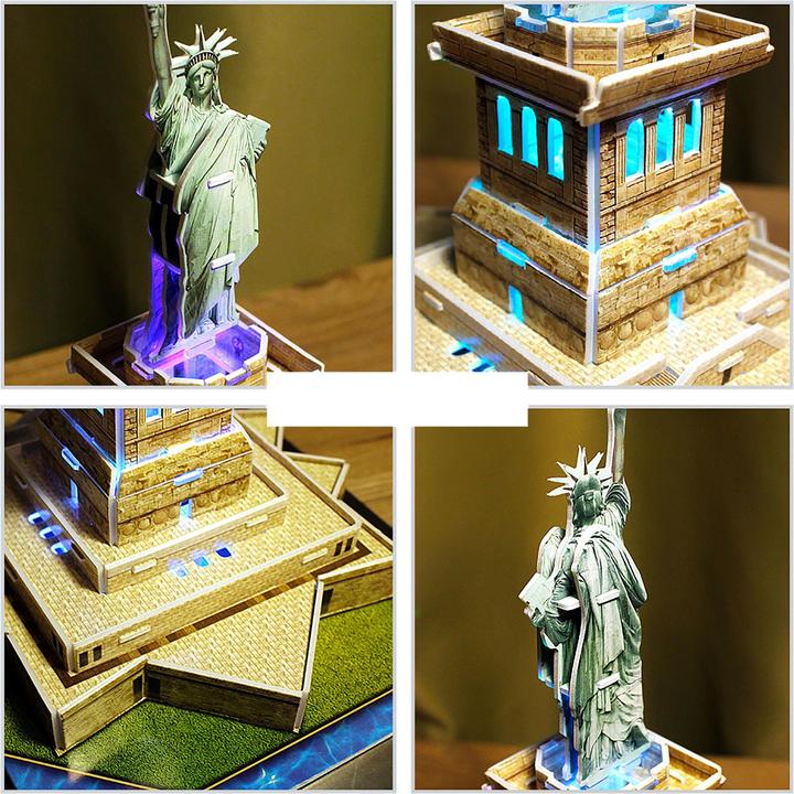 Produktbild Cubicfun 3D Puzzle Freiheitsstatue (Licht) (37 Teile)