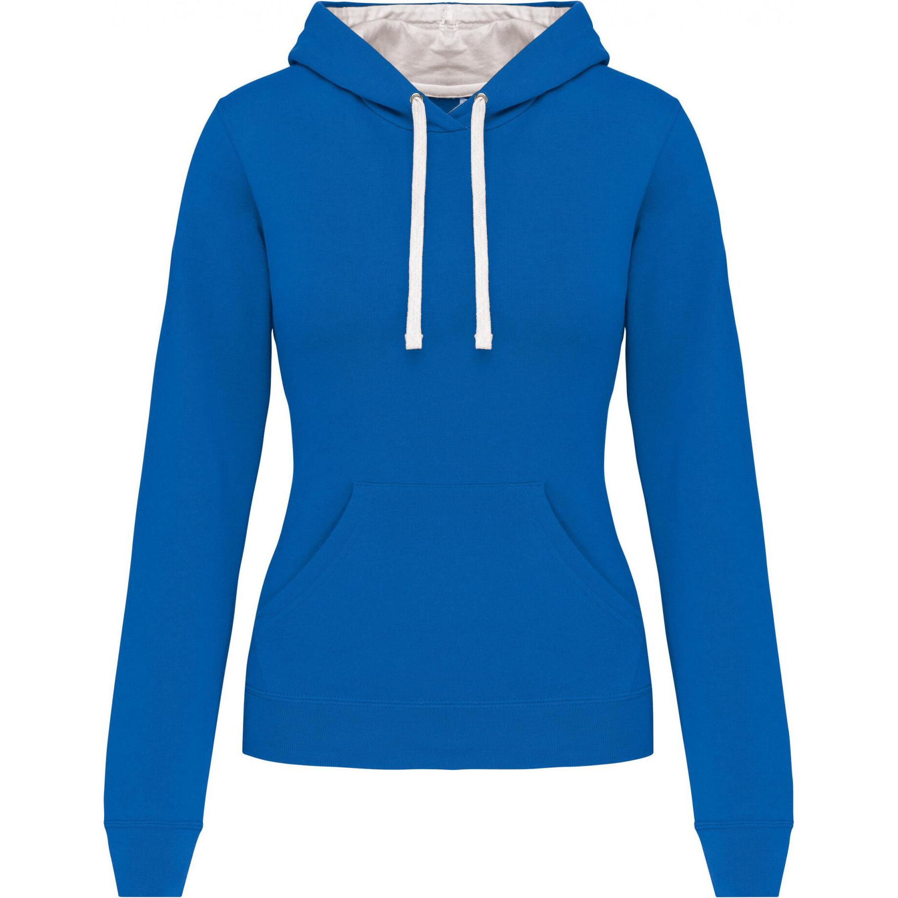 Kariban, Damen, Pullover, Contrastée, Blau, (M)