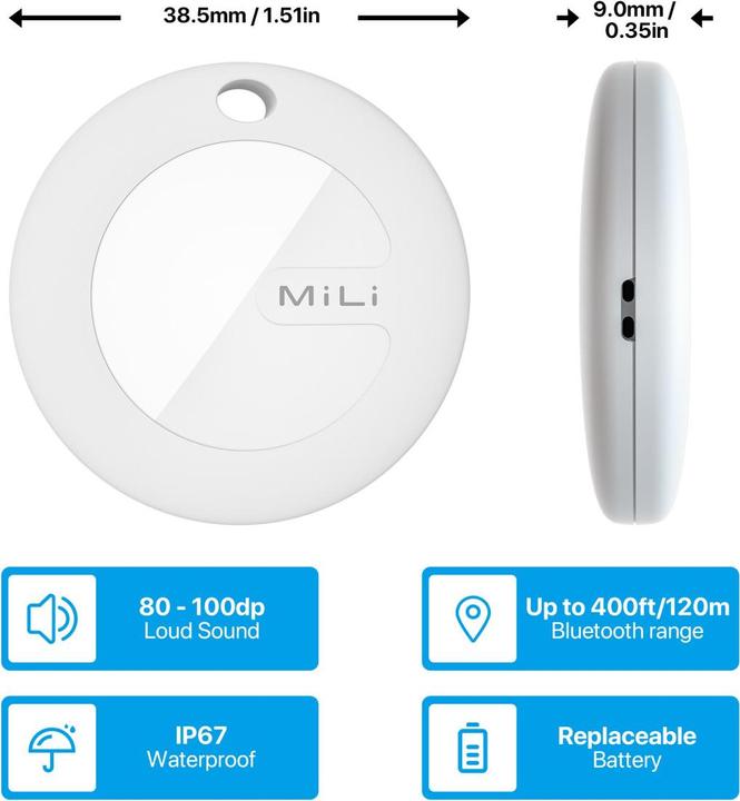 Produktbild Mili MiTag (3 Pack) (iOS, iPadOS, Apple)