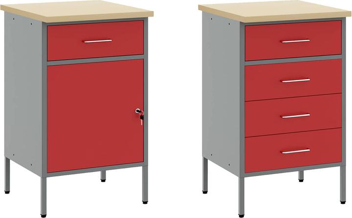 Produktbild vidaXL Werkstattschrank (55 cm, 200 cm)