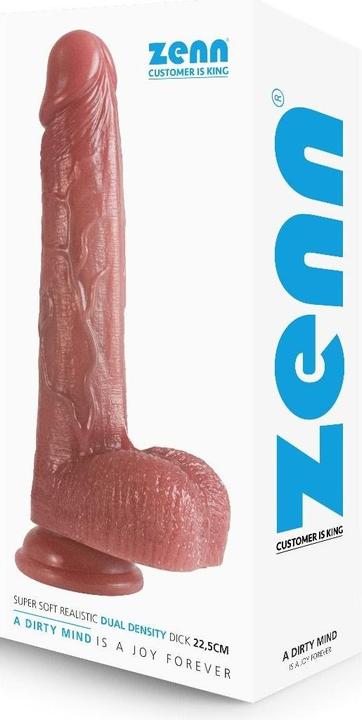 Produktbild Zenn Super Soft Realistic Dual Density Dick 22.5cm