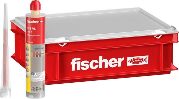 Productafbeelding Fischer Montage mortel FIS VL 300 T vinylester 2K mortel ( 558724 ) + 10x patronen + 20x statische... (30 Pcs.)