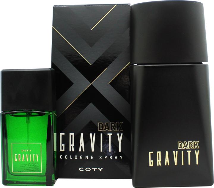 Coty Gravity 2 Stück Geschenk-Set Dark Gravity Cologne 100ml Defy Gravity Cologne 30ml