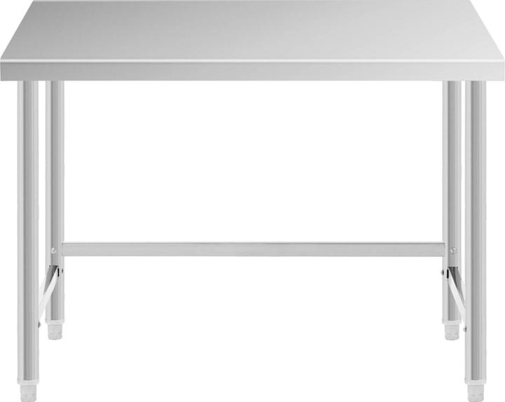 Actual product image Royal Catering Stainless steel table - 120 x 70 cm - 93 kg load capacity - (70 cm, 120 cm)
