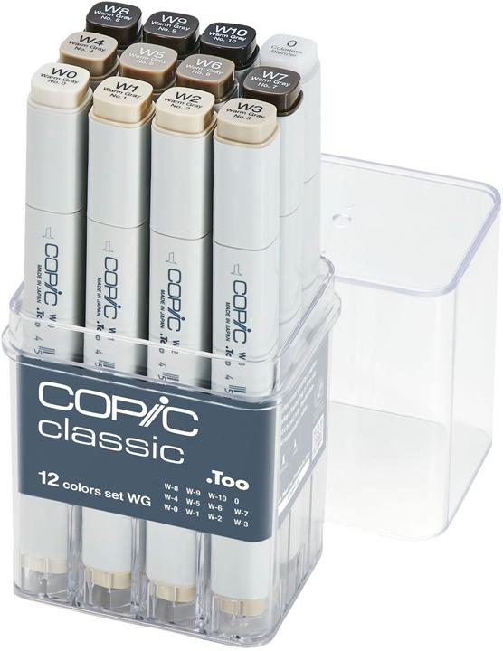Produktbild Copic Grafikmarker Classic Grau-Set ”WG”, 12 Stück (12x)