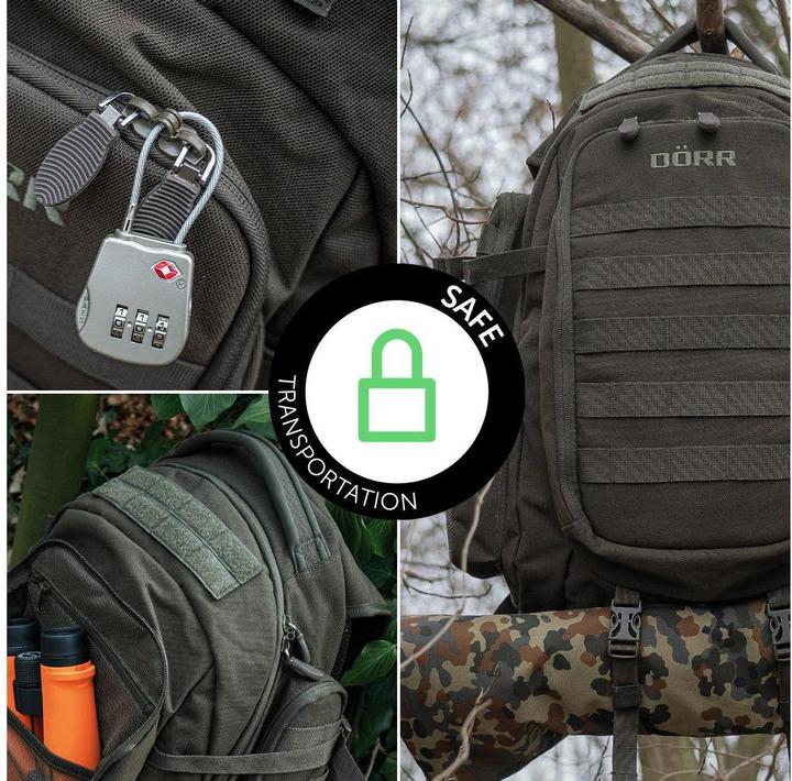 Image du produit Dörr Sac à dos photo ProTac vert olive (Sac à dos photo, 25 l)