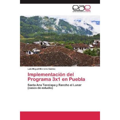 Implementación del Programa 3x1 en Puebla, Fachbücher