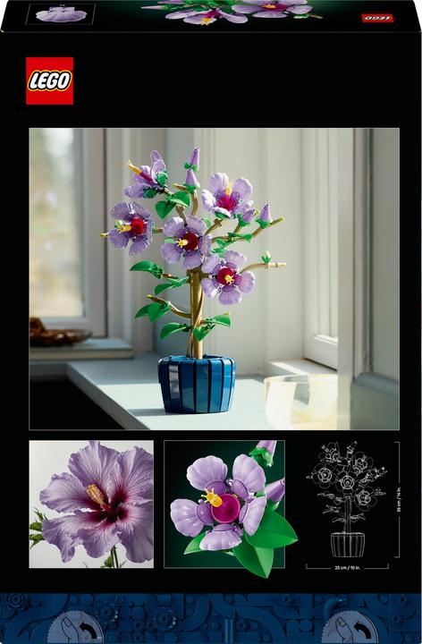 Actual product image LEGO Hibiscus (LEGO Botanical)