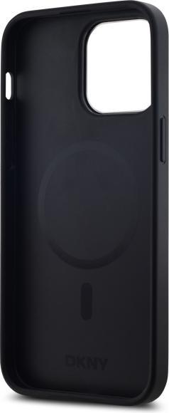Actual product image DKNY DKHMP14XPSCMCLK iPhone 14 Pro Max 6.7" czarny/black hardcase Plain Logo MagSafe (Apple iPhone 14 Pro Max)