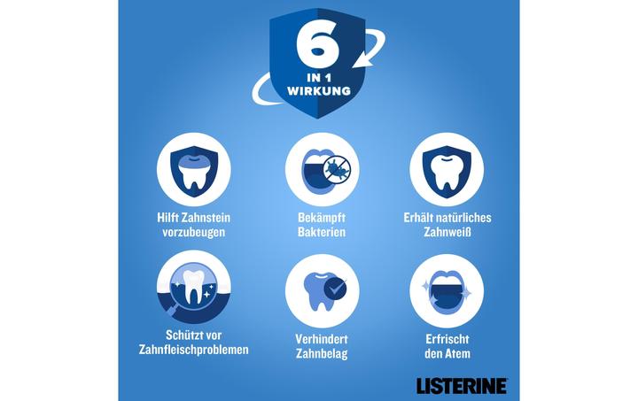 Image du produit Listerine Total Care (500 ml, Bains de bouche)