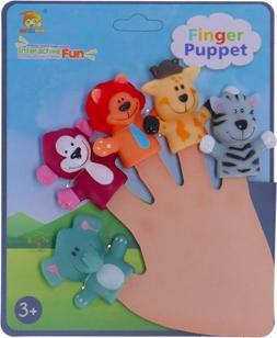 Actual product image Finger Puppets Animals 2 Assorted