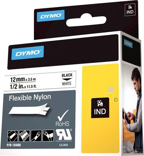 Produktbild Dymo Rhino Nylonband 18758 (1.20 cm, Weiss)