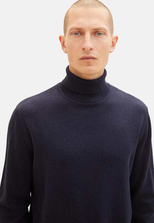 Immagine prodotto Tom Tailor Pullover mit Rollkragen und Rippbündchen (XL)