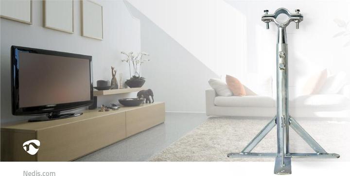 Immagine prodotto Nedis Supporto a parete per satellite - Antenna satellitare - Antenne - Supporto per TV - 350 mm - (Specchi + antenne Montaggio)