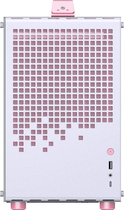 Produktbild Jonsplus MATX Handle Case Z20 - White-Pink (mATX, Mini-ITX)