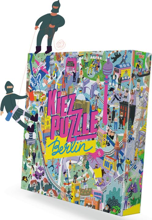 Immagine prodotto Kiez Puzzle Puzzle di quartiere, Berlino (109 pezzi)
