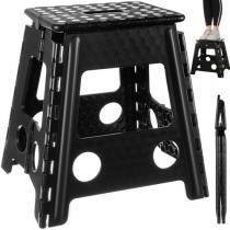 Produktbild Malatec Klapphocker schwarz und weiss 39cm