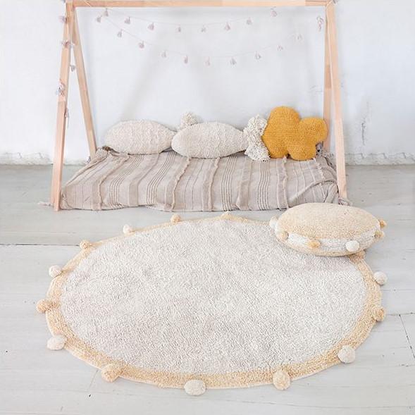 Actual product image Lorena Canals Bubbly Honey (120 x 120 cm)