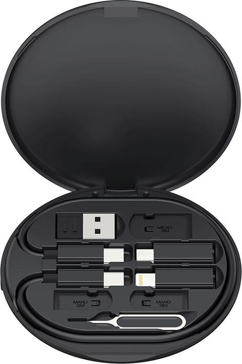 Actual product image xO wireless inductive charger CX031 black 15W with cable USB-C - USB-C and adapter set (15 W)