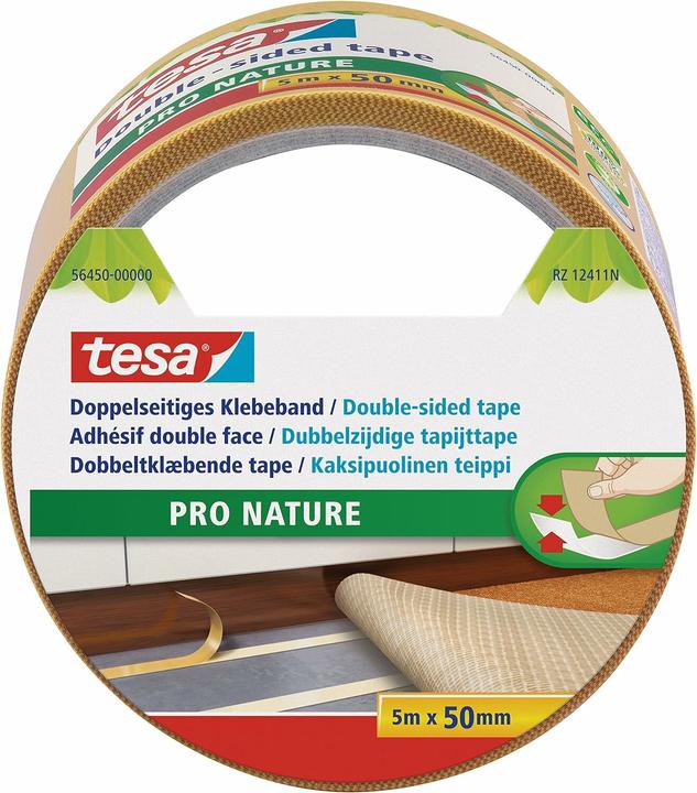 Actual product image tesa PRO NATURE double-sided adhesive tape (50 mm)
