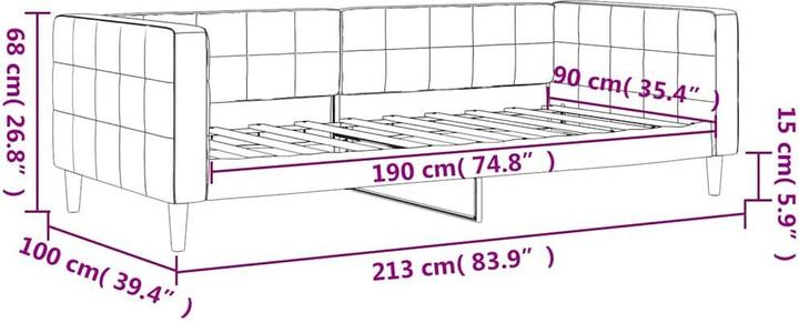 Actual product image vidaXL Tagesbett