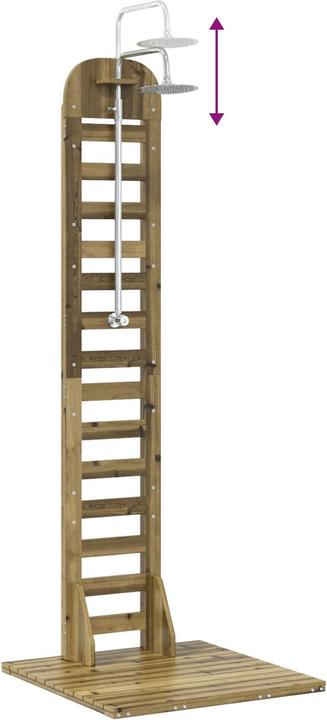 Produktbild vidaXL Outdoor-Dusche
