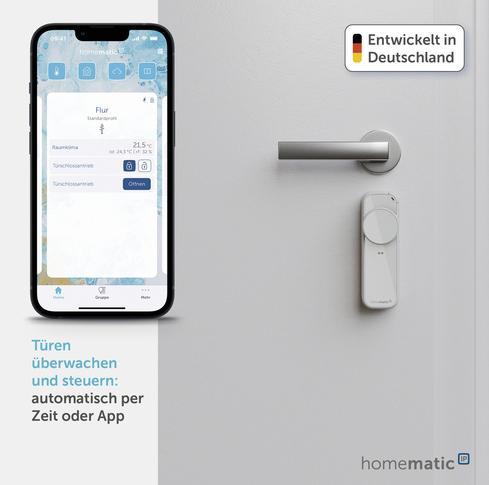 Actual product image Homematic IP Türschlossantrieb? pro weiss-silber HmIP-DLP-WS