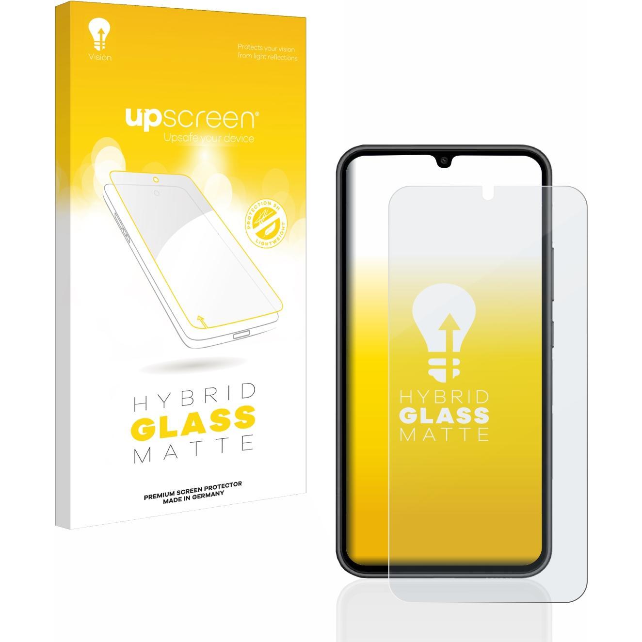 upscreen Reflection Shield Panzerglasfolie Matt (1 Stück, Samsung Galaxy A34 5G), Smartphone Schutzfolie, Grau