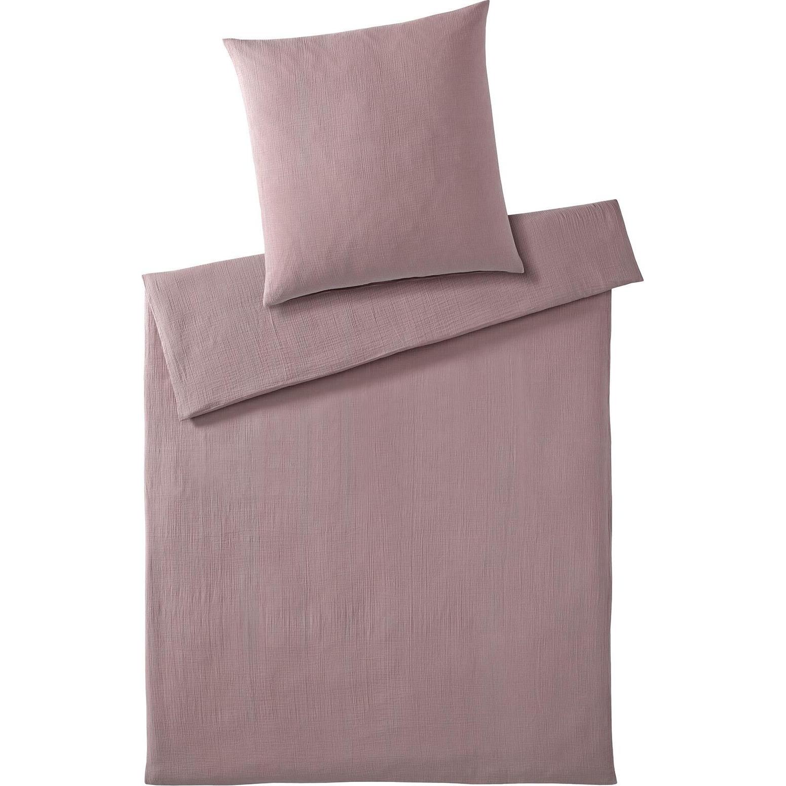 Elegante, Bettwäsche, Musselin Bettwäsche Smooth (Bettwäsche Set, 135x200 cm + 80x80 cm)