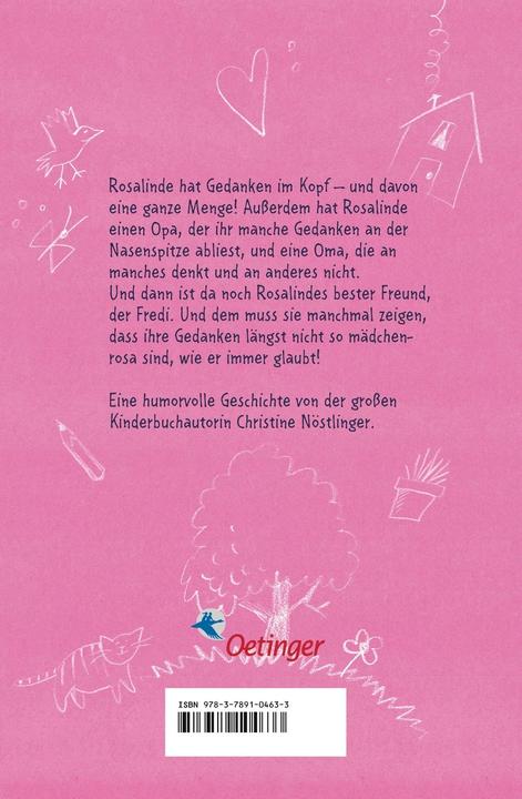 Produktbild Rosalinde hat Gedanken im Kopf (Deutsch, Christine Nöstlinger, 2016)