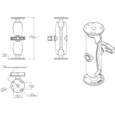 Thumbnail - RAM Mounts Unpkd RAM Mount, Barcode-Scanner Zubehör