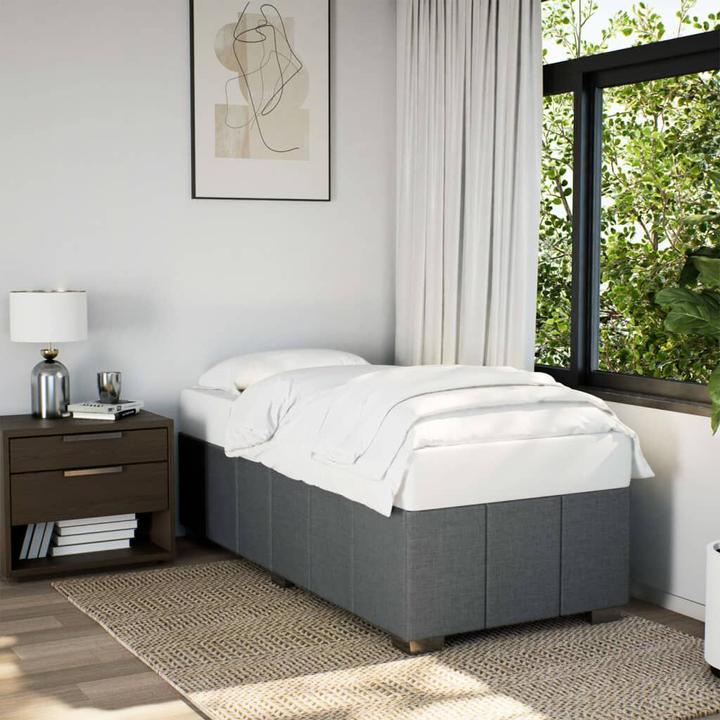 Actual product image vidaXL Fabric bed frame (90 x 190 cm)